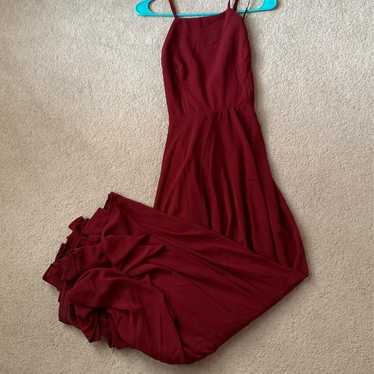 Wine Red Gown - image 1