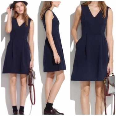 Madewell Gallerist Ponte V-Neck Dress