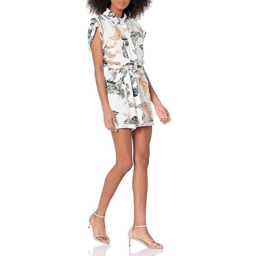 Blank NYC  Floral Print Sleeveless Romper in Gard… - image 1