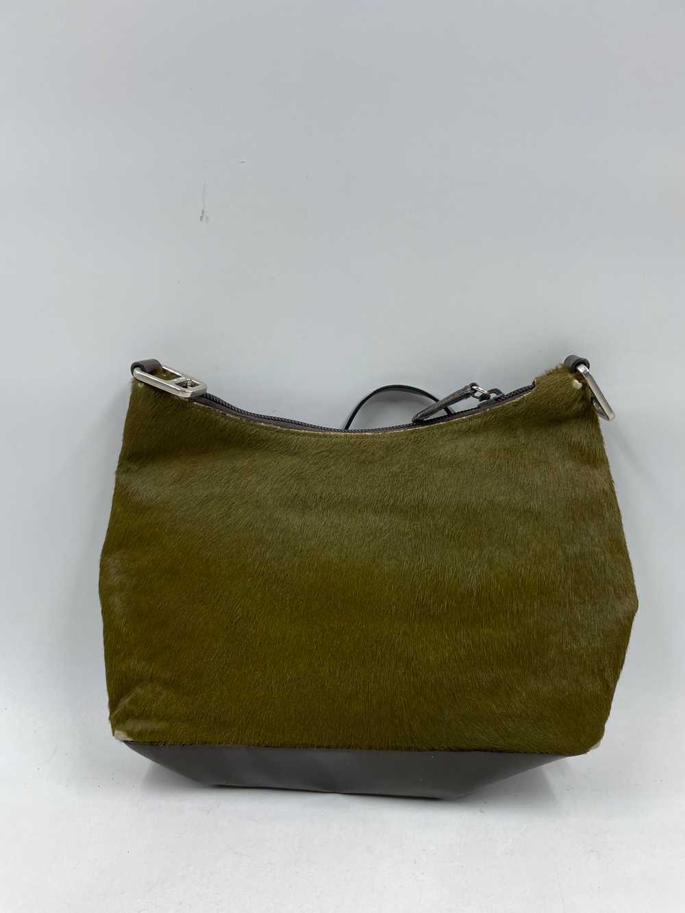 Authentic Prada Calf Hair Green Shoulder Bag - image 2