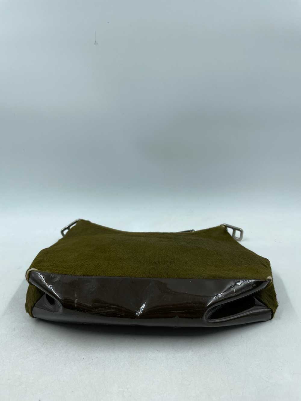 Authentic Prada Calf Hair Green Shoulder Bag - image 4