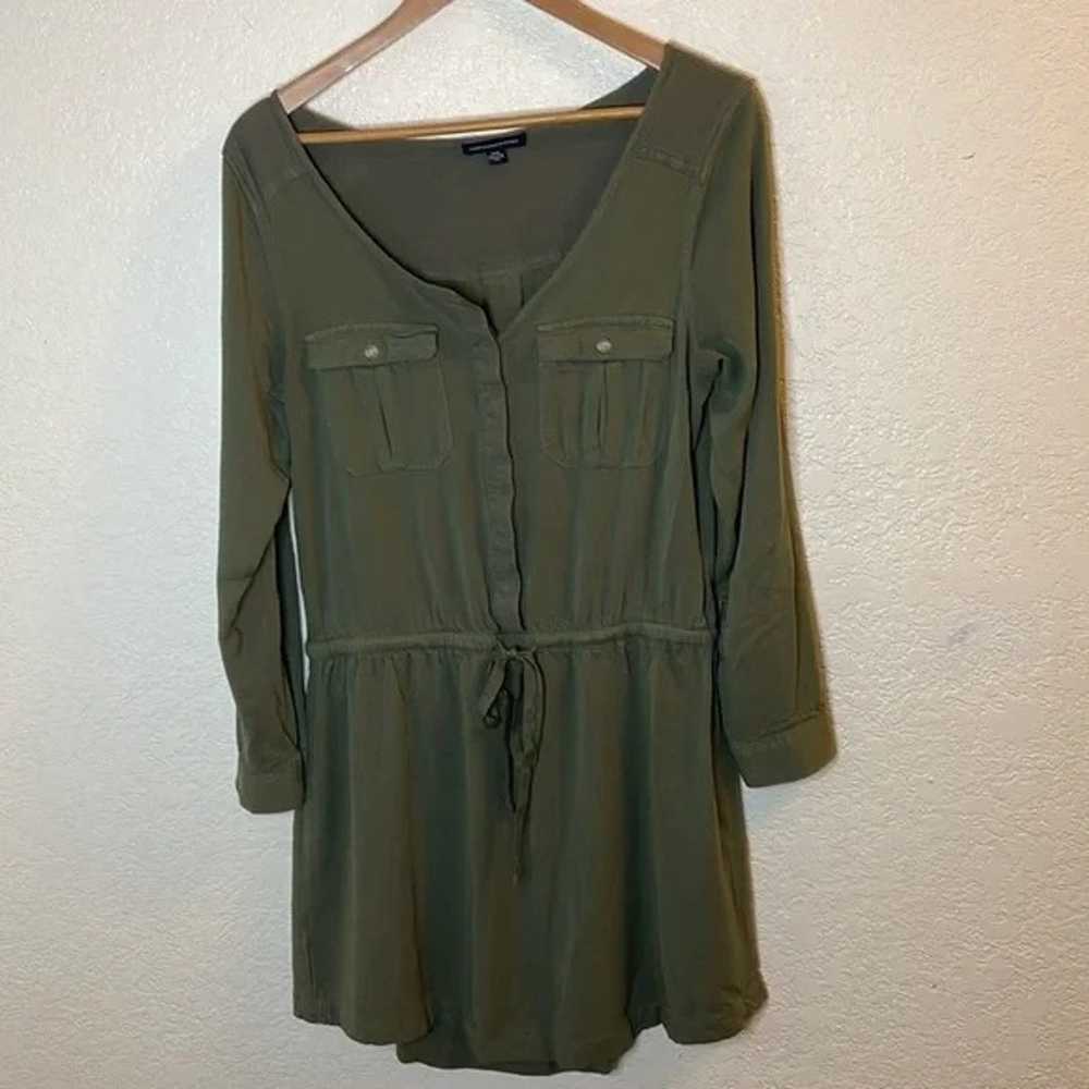 Size M American Eagle Outfitters Olive Green Mini… - image 4
