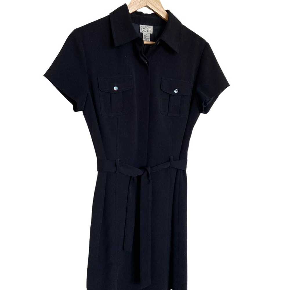 Ann Taylor Loft Utility Tie Belt Shirtdress - image 2