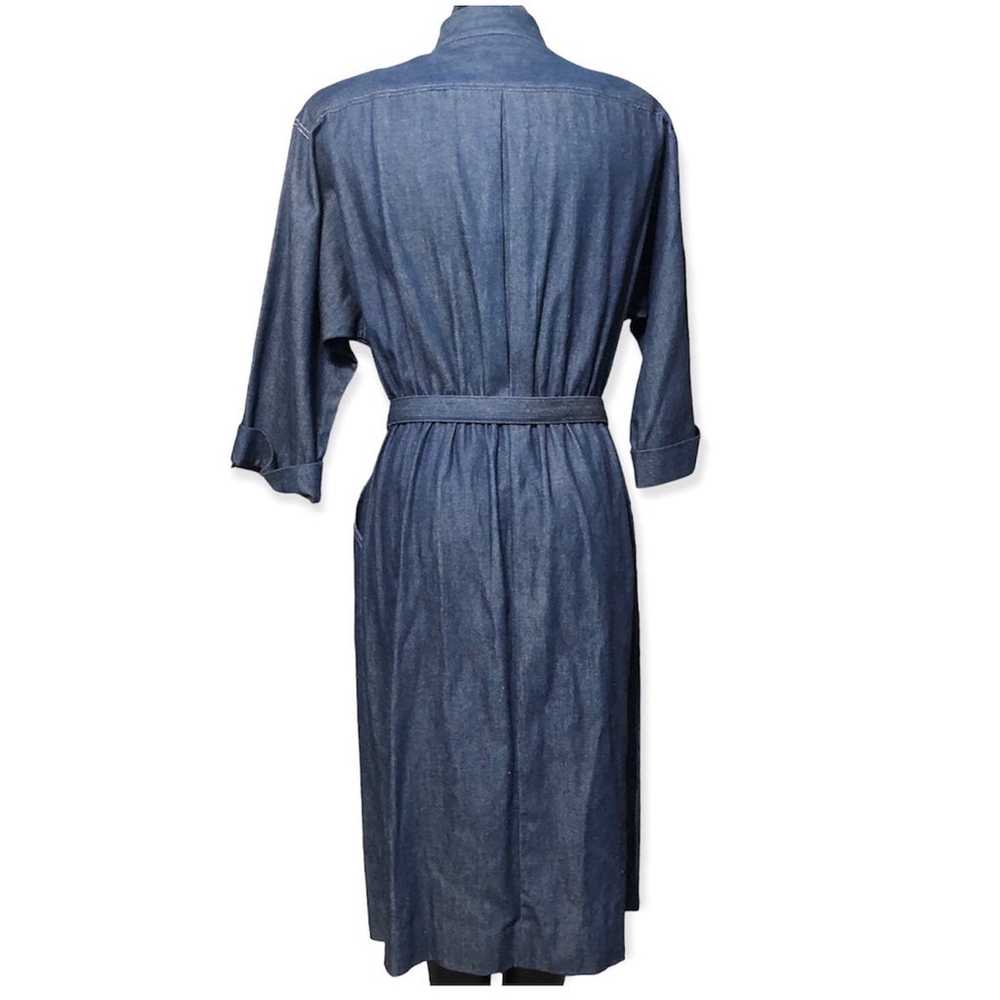 Vintage 80’s Denim Dress Willi of California Made… - image 2