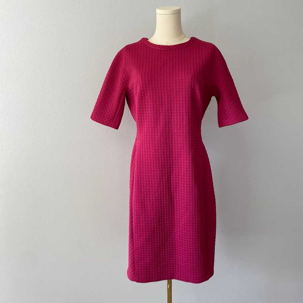 Maggy London Pink Textured Dress - image 1