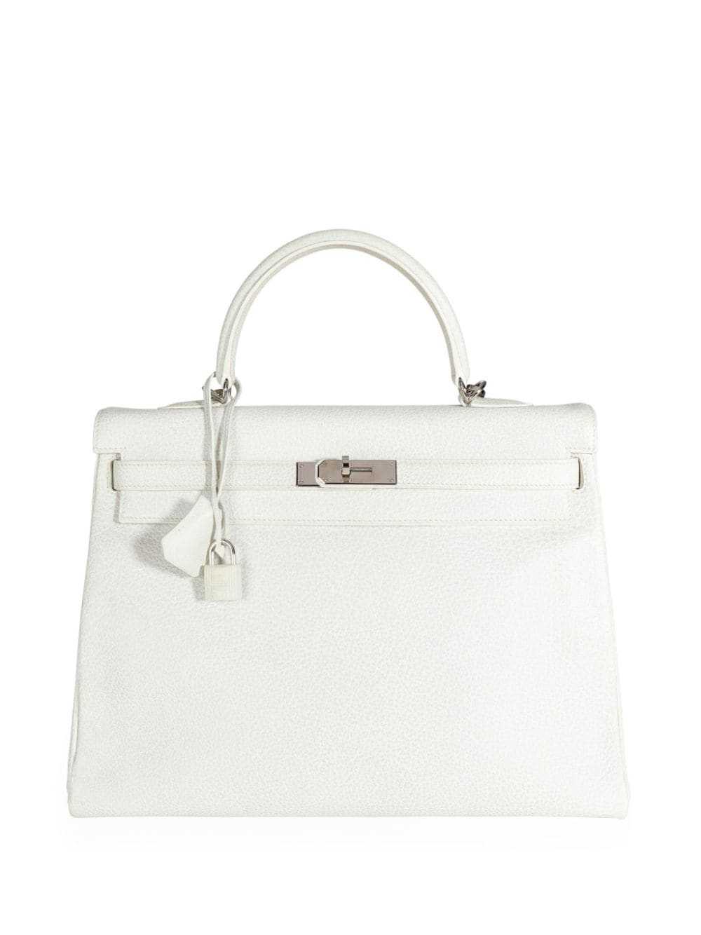 Hermès Pre-Owned Retourné Kelly 35 handbag - White - image 1