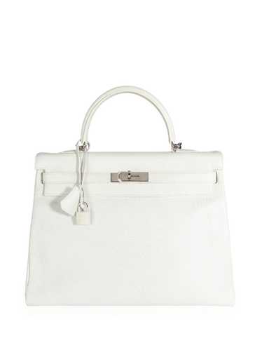Hermès Pre-Owned Retourné Kelly 35 handbag - White