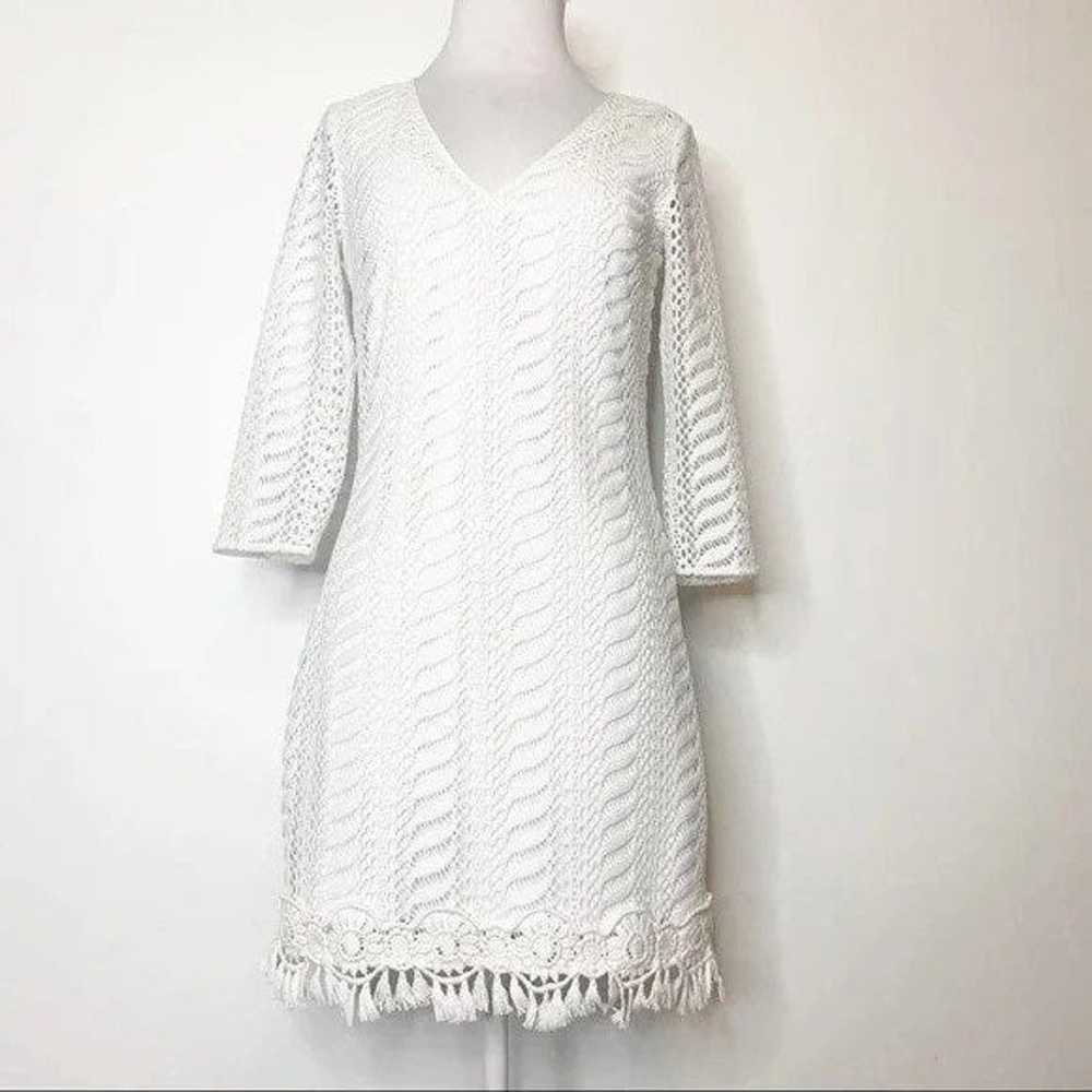 Lilly Pulitzer Seminole Crochet Lace Dress size m… - image 1