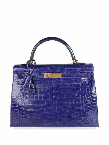 Hermès Pre-Owned Kelly 32 Sellier two-way bag - Bl