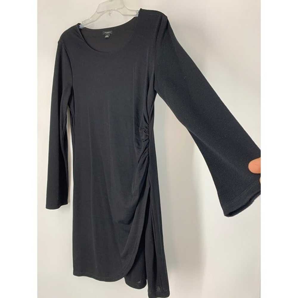 Women’s Ann Taylor 12 wrap wool dress black 5665 … - image 5