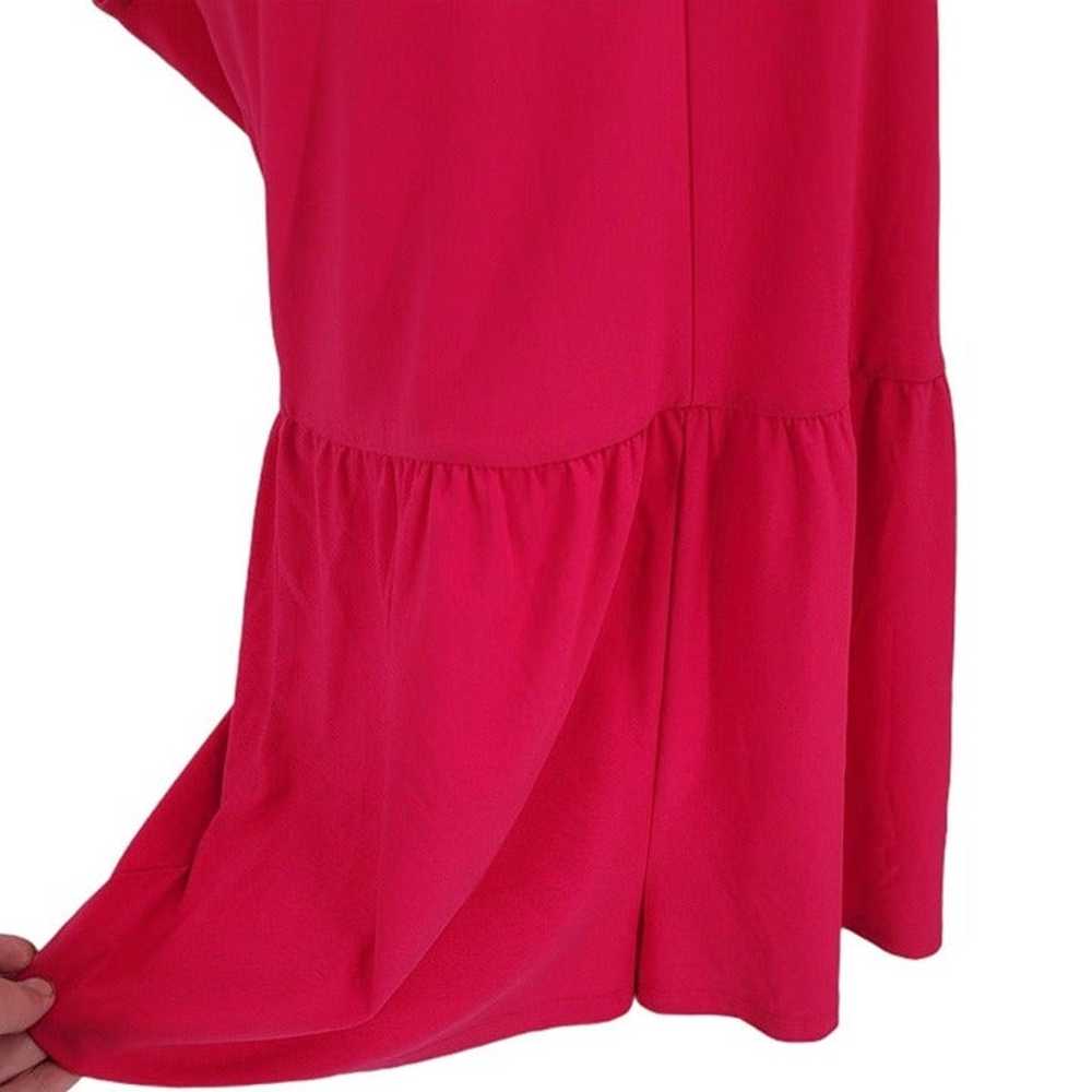 Anthropologie Leith Romper Shorts Hot Pink Sleeve… - image 5