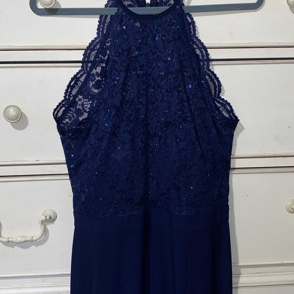 Blue prom dress - image 3