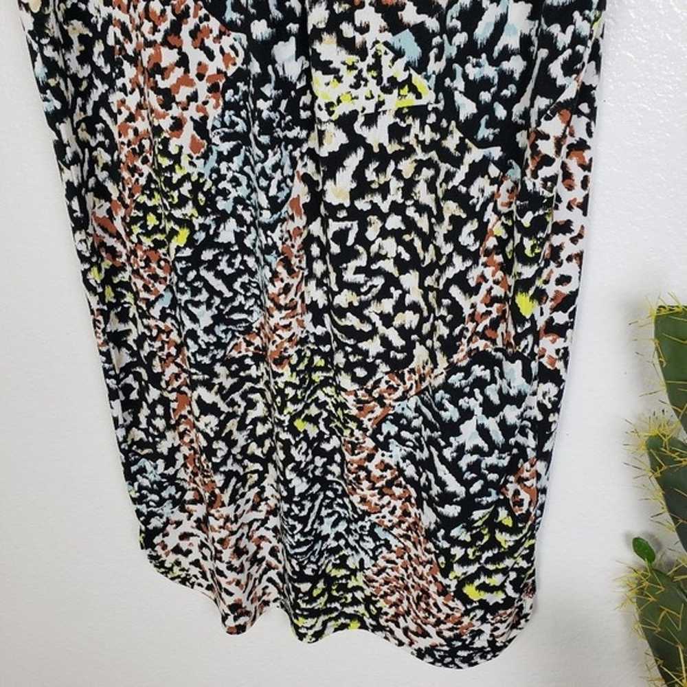 Christian Siriano Printed Shift Slinky Dress size… - image 11
