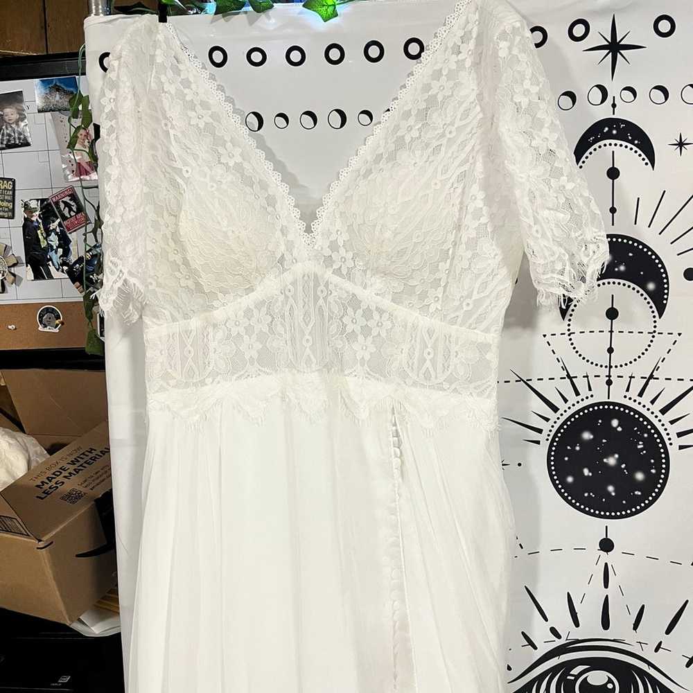 Boho Lace wedding dress - image 1
