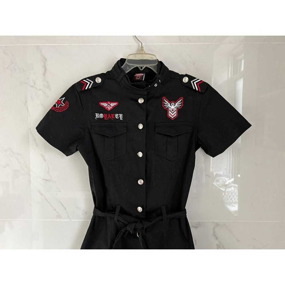 RAW BLUE Dress Military Embroidered Cross Eagle B… - image 11