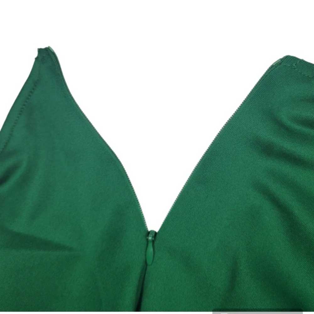 Women's Green One Shoulder Long Formal Sleeveless… - image 6