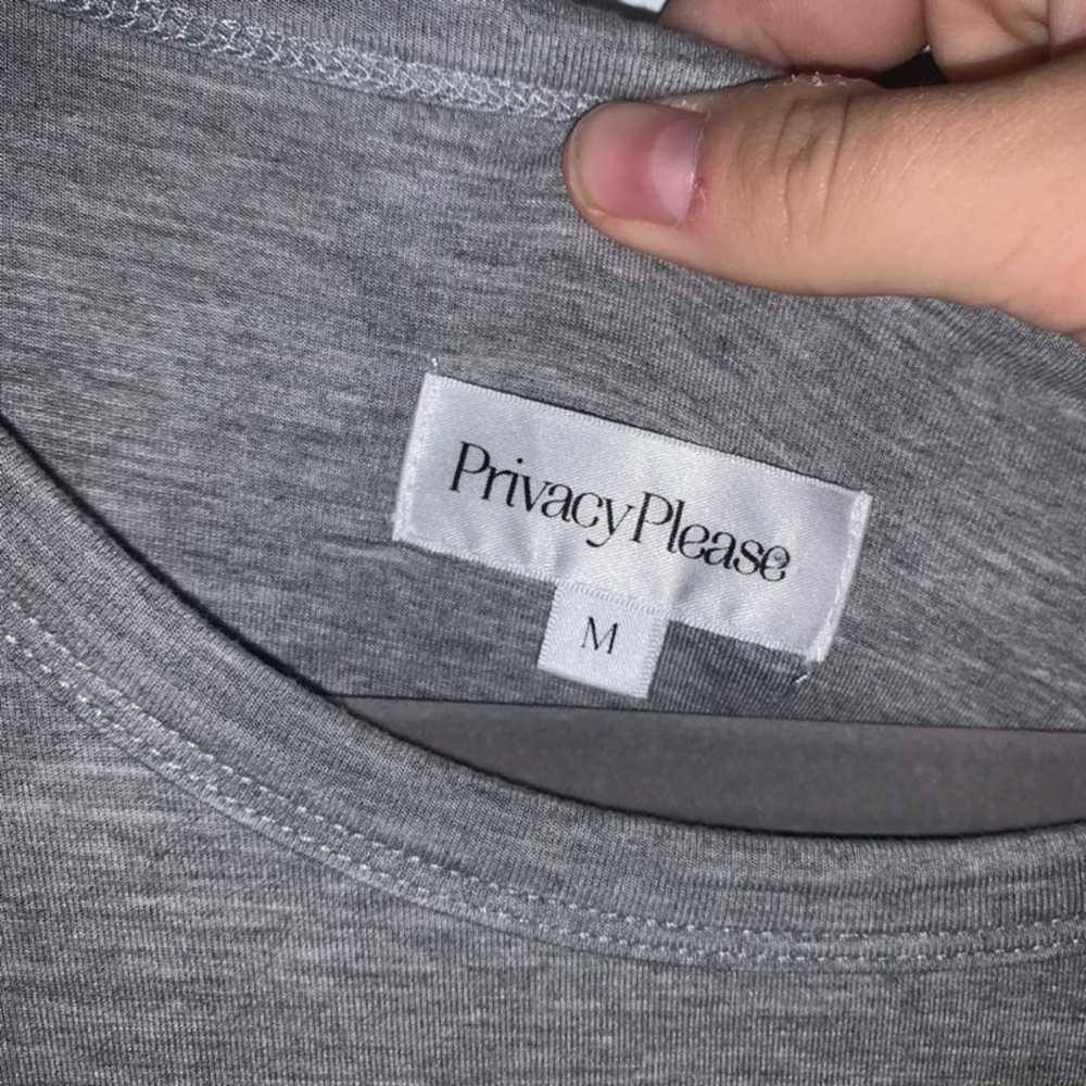 Privacy please grey side tie Dress - image 3