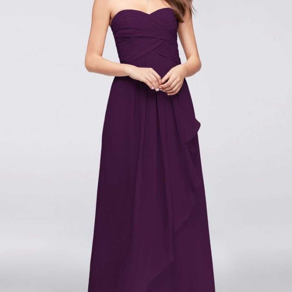 Bridesmaid Dress (plum) - image 1