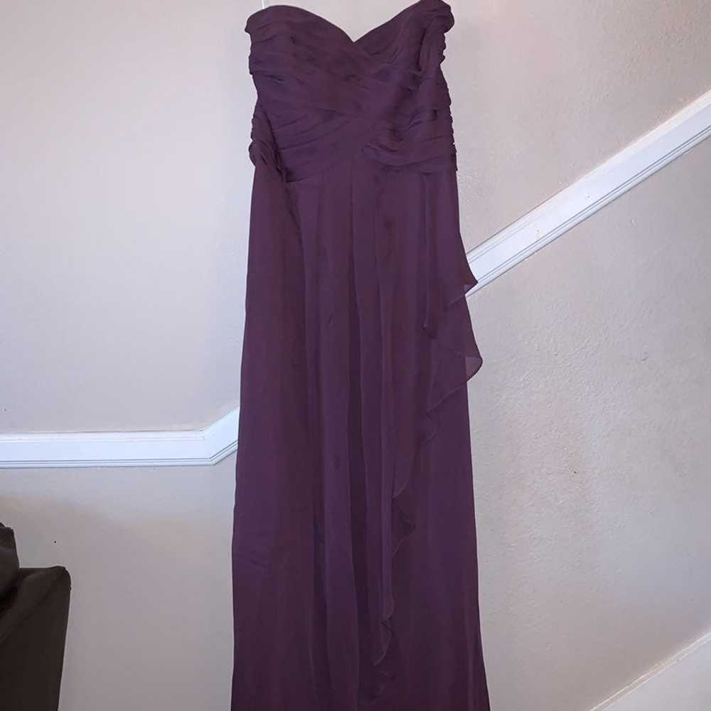 Bridesmaid Dress (plum) - image 2