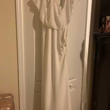 Lulu white long dress