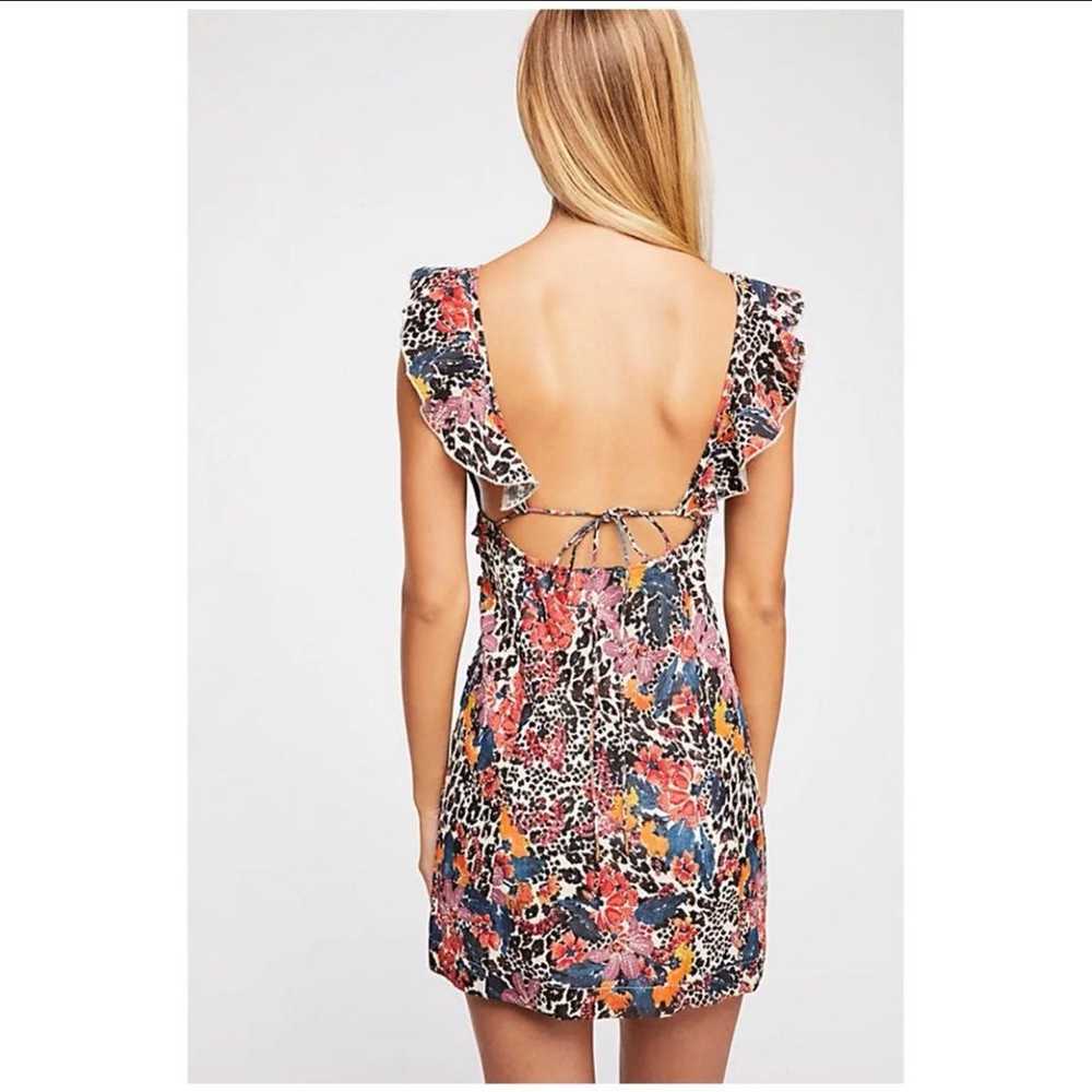 Free People Josie Deep V Mini Dress - image 2