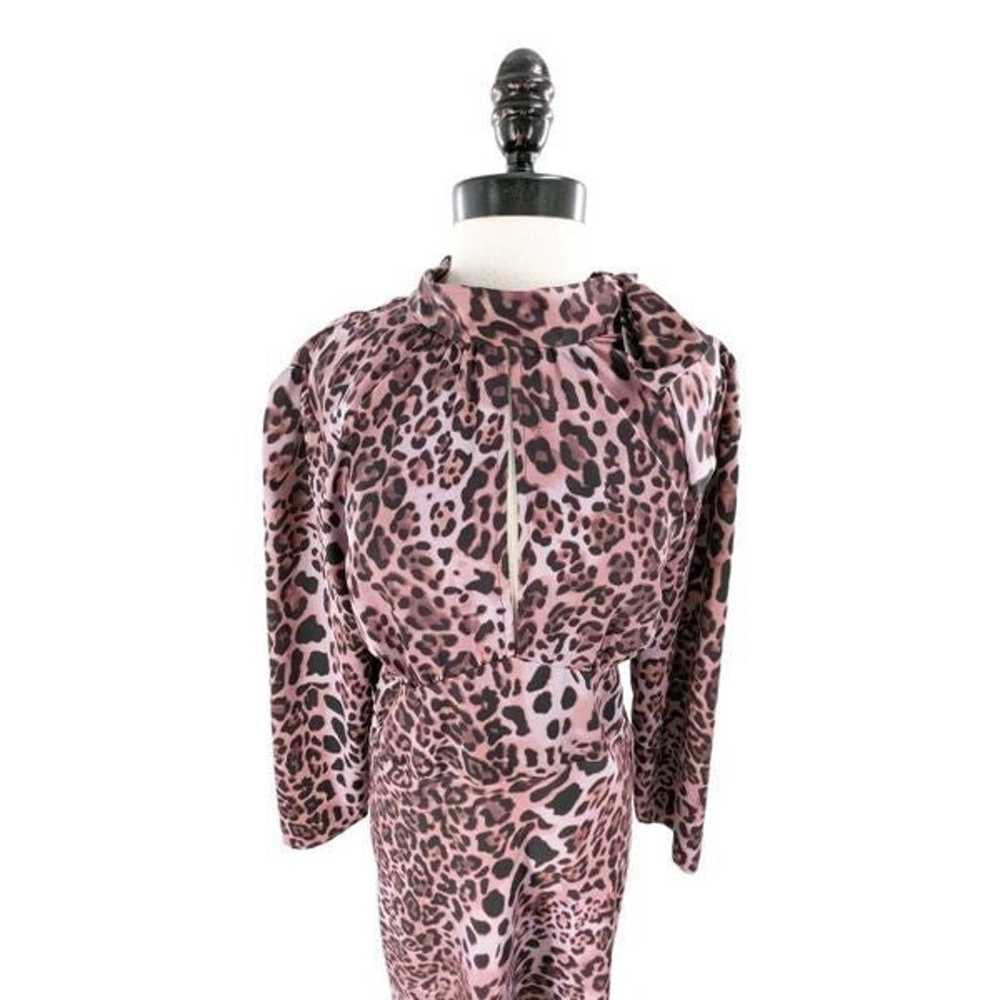 Top Shop Women's Long Sleeves Leopard Print Maxi … - image 11