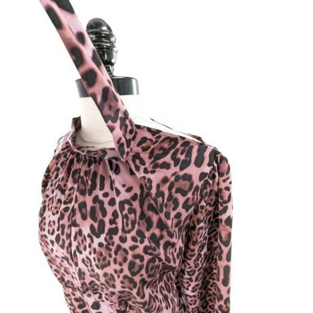 Top Shop Women's Long Sleeves Leopard Print Maxi … - image 5
