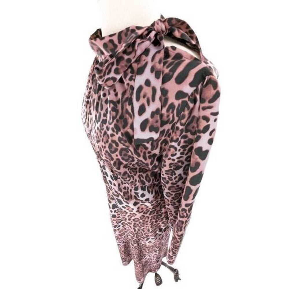Top Shop Women's Long Sleeves Leopard Print Maxi … - image 9