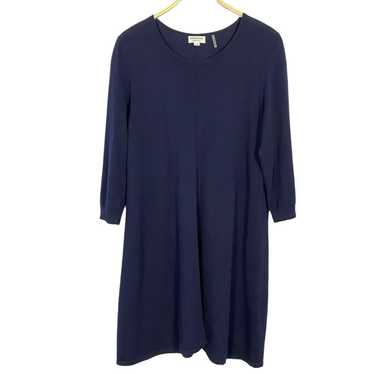 REPEAT Easy Knit Womens size 12 Navy Blue Knit Lo… - image 1
