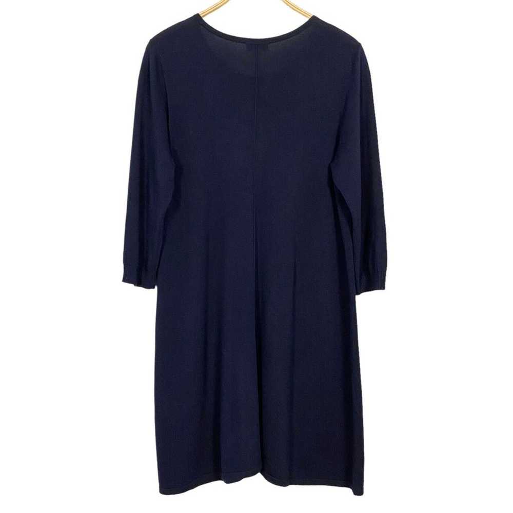 REPEAT Easy Knit Womens size 12 Navy Blue Knit Lo… - image 2