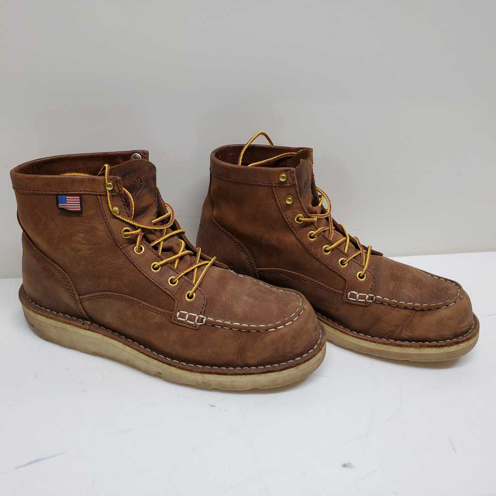 Danner Bull Run Brown Leather Ankle Boots - image 1