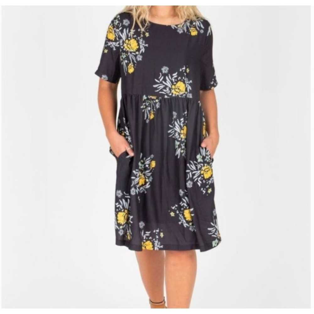 Piper & Scoot Floral Black Dress - image 1