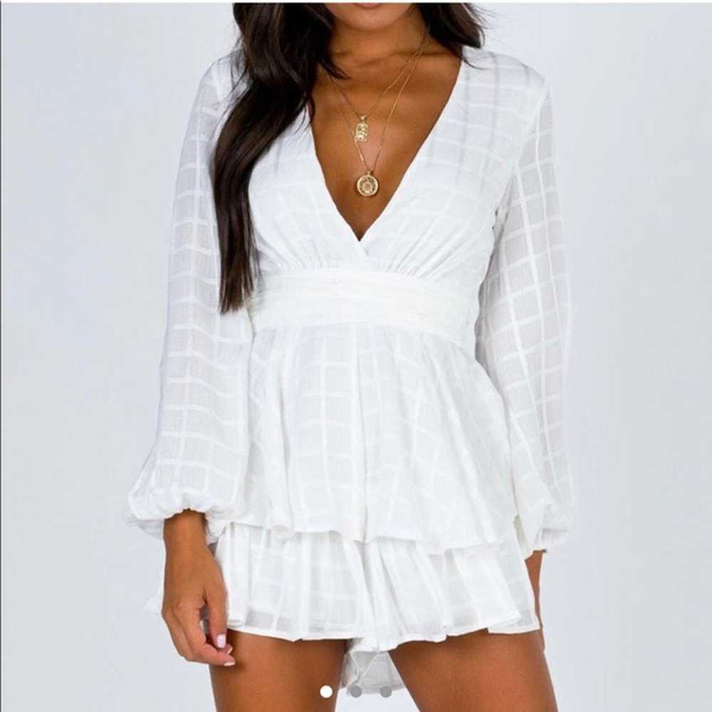 PRINCESS POLLY DEAR DIAMOND ROMPER WHITE - image 1