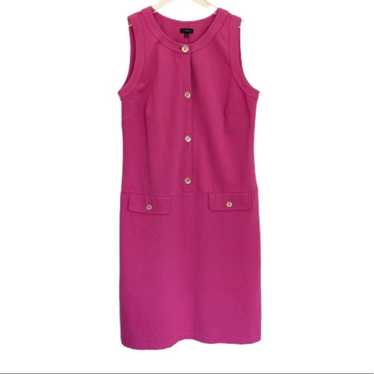 TALBOTS Sleeveless Shift Dress Fuchsia - image 1