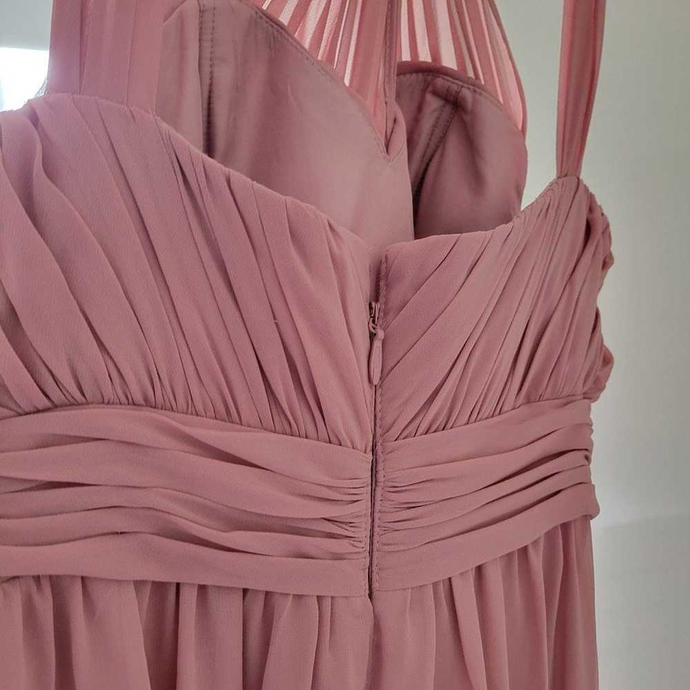 Azazie evening gown dresse size 12 like new - image 3