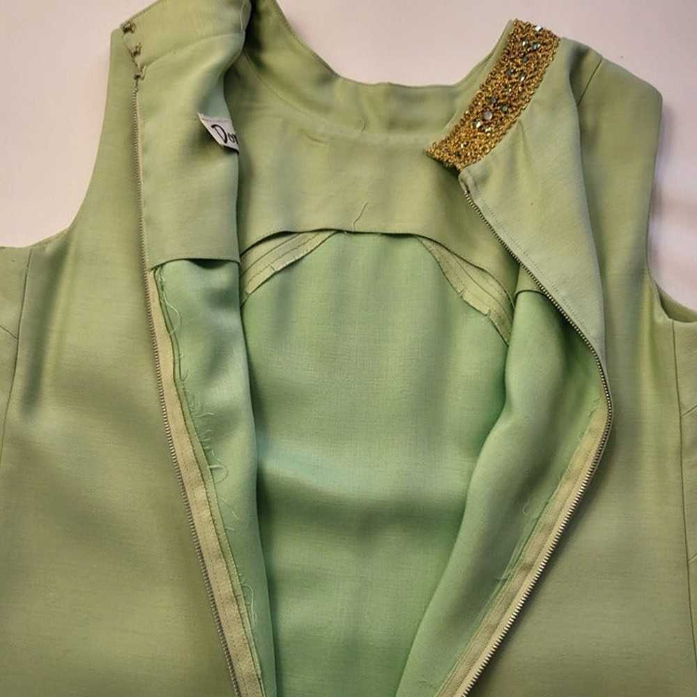 Retro Domino Fashion Inc Lime Green Embellished M… - image 5