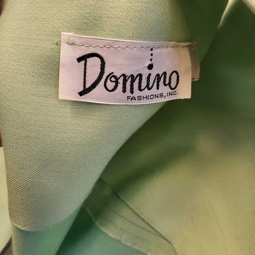 Retro Domino Fashion Inc Lime Green Embellished M… - image 6