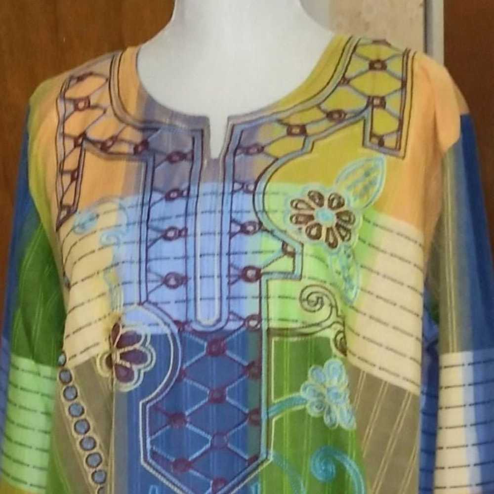 Colorful Maxi Abaya - image 5