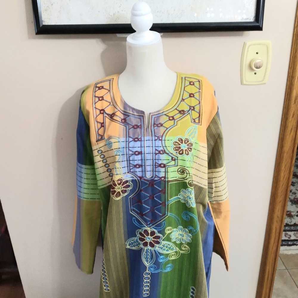 Colorful Maxi Abaya - image 7