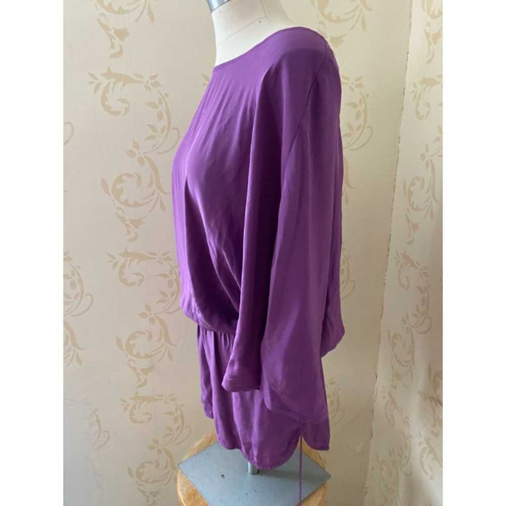 Haute Hippie Lavender Silk Romper Size Large - image 2