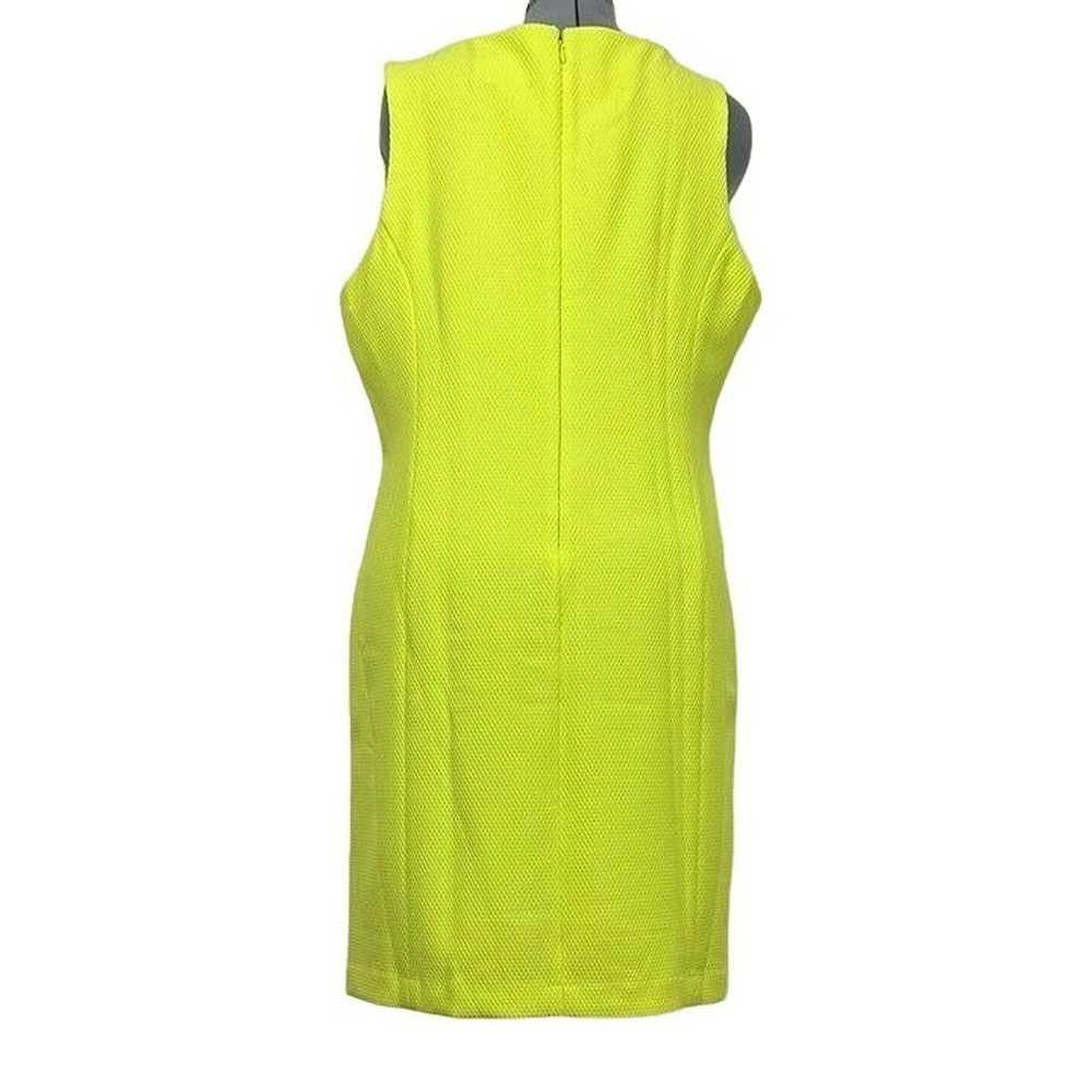 Pappagallo Sz 18 Chartreuse/Gold Brooke Embroider… - image 3