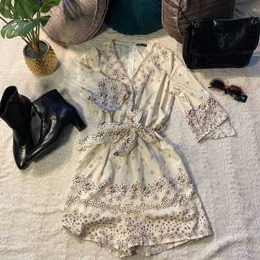 Flower Print Romper