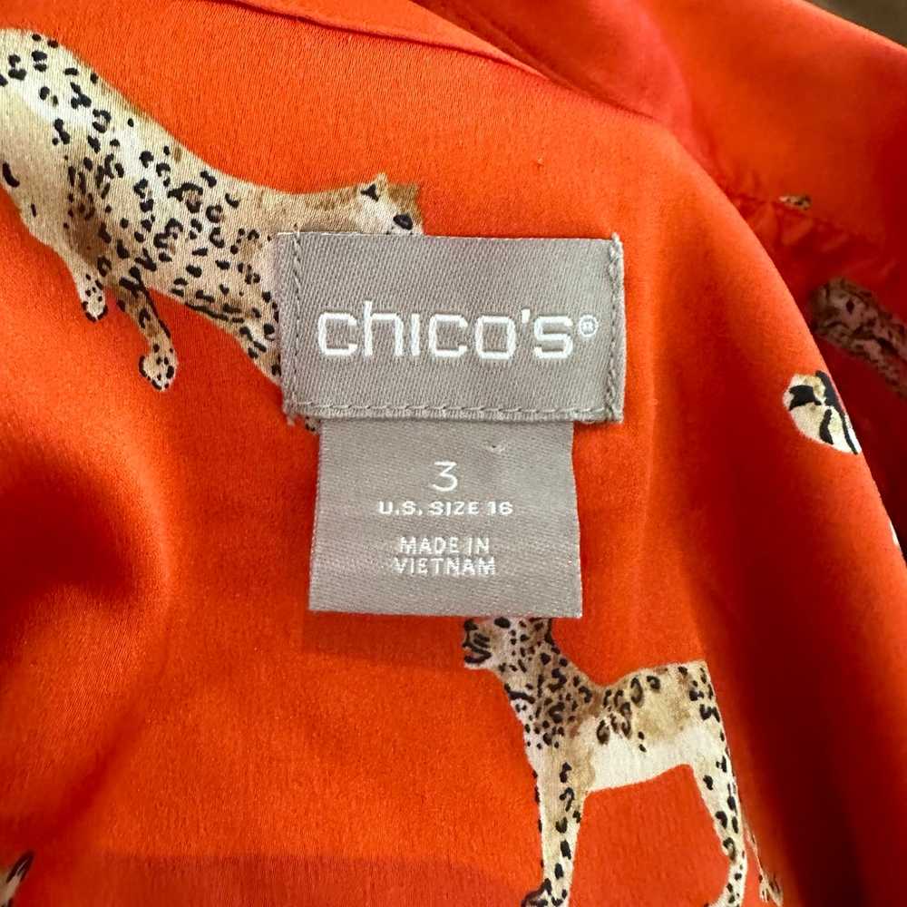 Chico’s Leopard-Print maxi Shirtdress - image 8