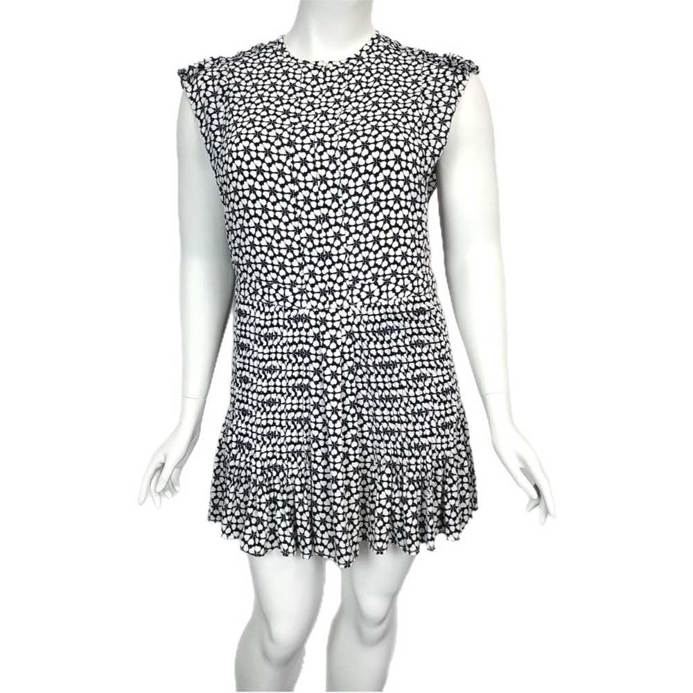 Rebecca Minkoff Ollie Clover Leaf Pleated Dress B… - image 1