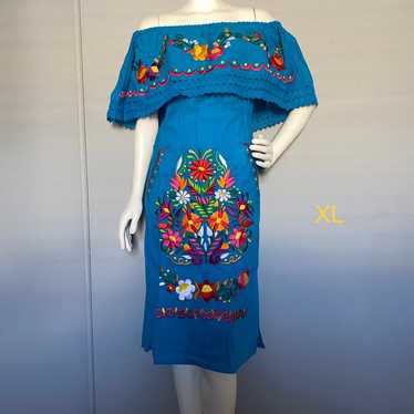 Fiesta Dress XL- Mexican Dress/ Vestido Mexicano - image 1