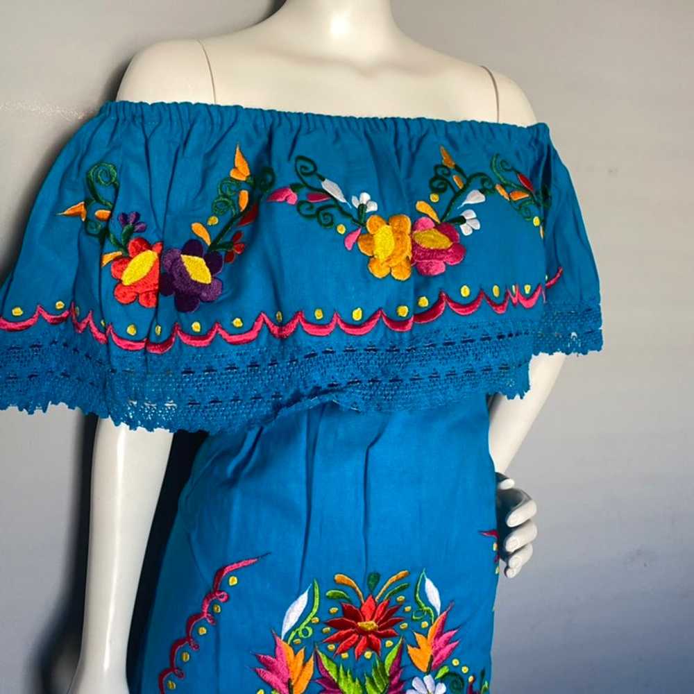 Fiesta Dress XL- Mexican Dress/ Vestido Mexicano - image 2