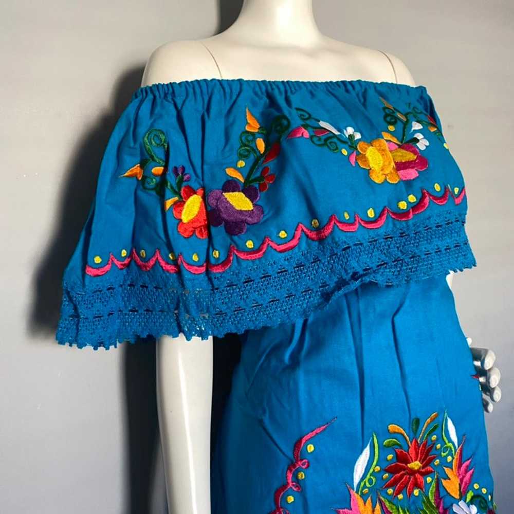 Fiesta Dress XL- Mexican Dress/ Vestido Mexicano - image 4