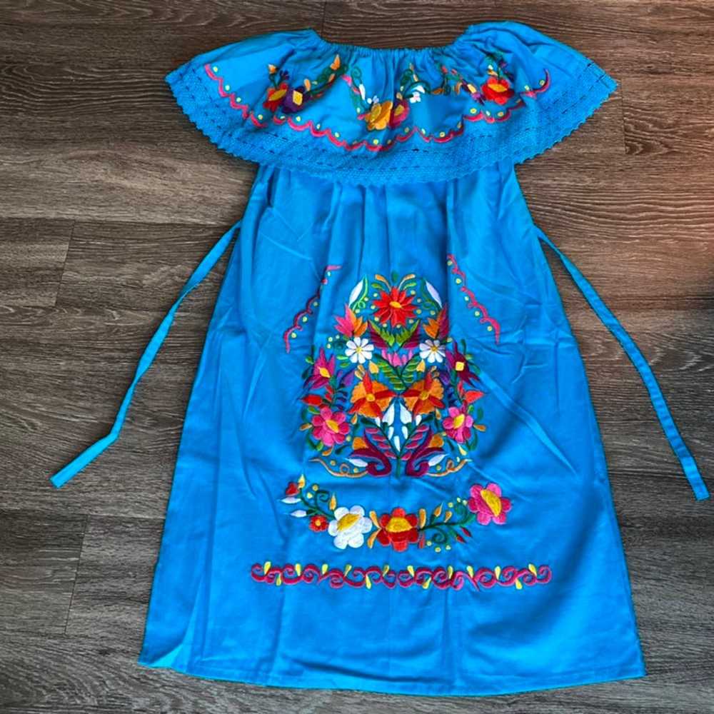Fiesta Dress XL- Mexican Dress/ Vestido Mexicano - image 8