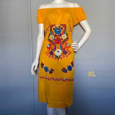 Fiesta Dress XL- Mexican Dress/ Vestido Mexicano