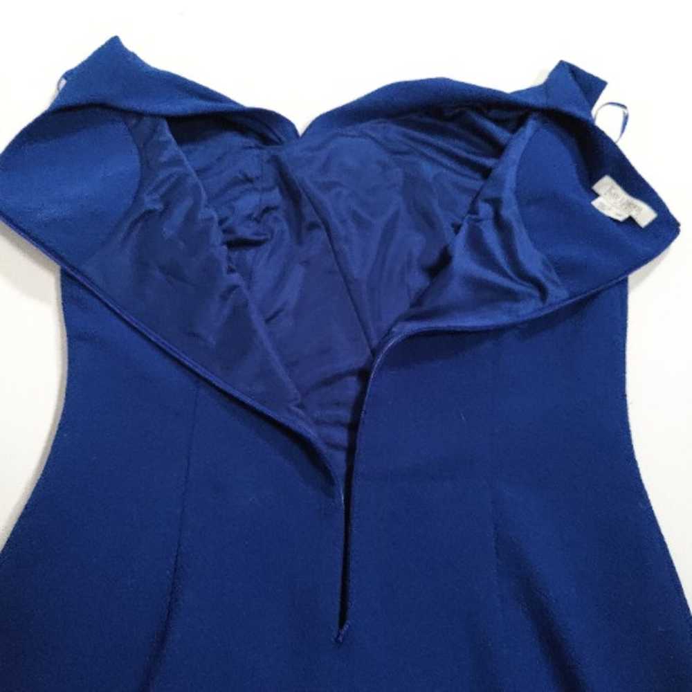 Kay Unger Plus Sz Colbalt Blue Sheath Dress US/16 - image 5